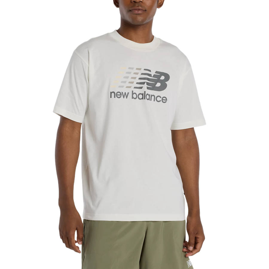 New Balance New Balance Center Multi Color Logo T Shirt T Shirt Men's