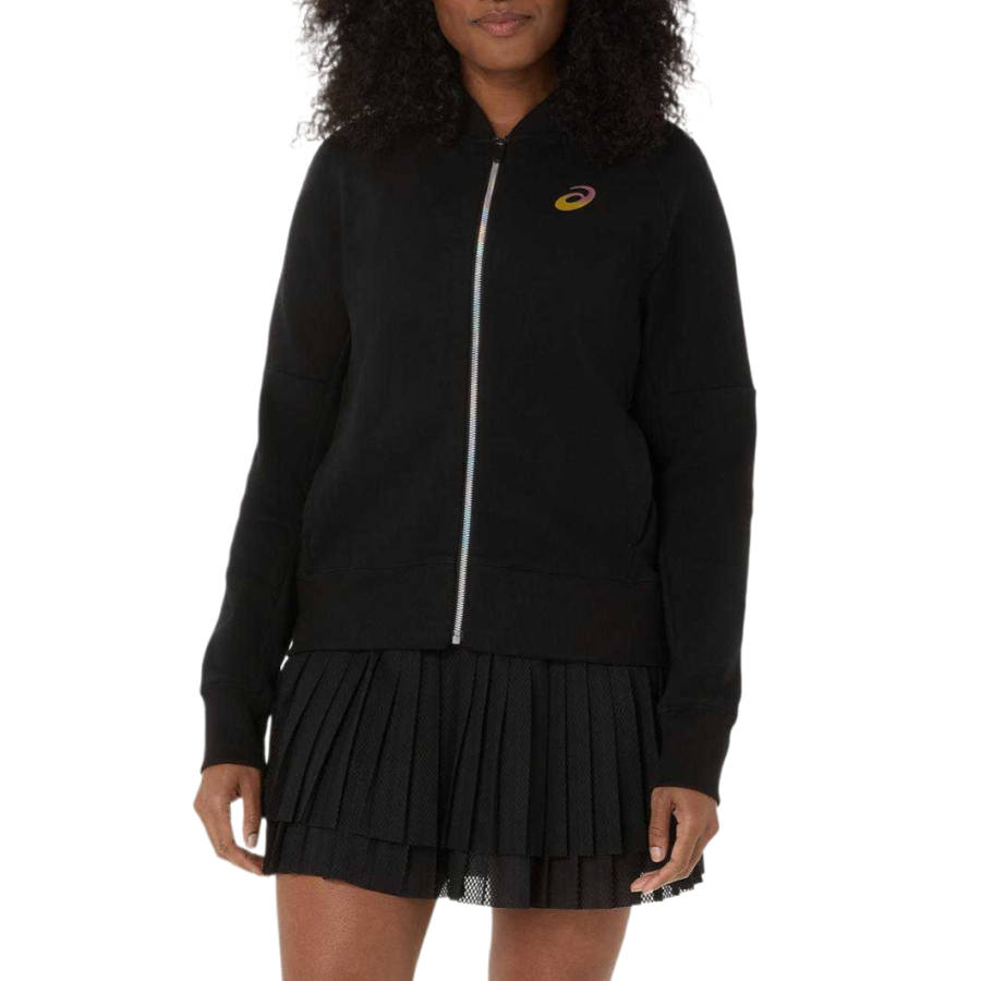 ASICS ASICS Jackets Women's Black Baseball Collar Moderate Other