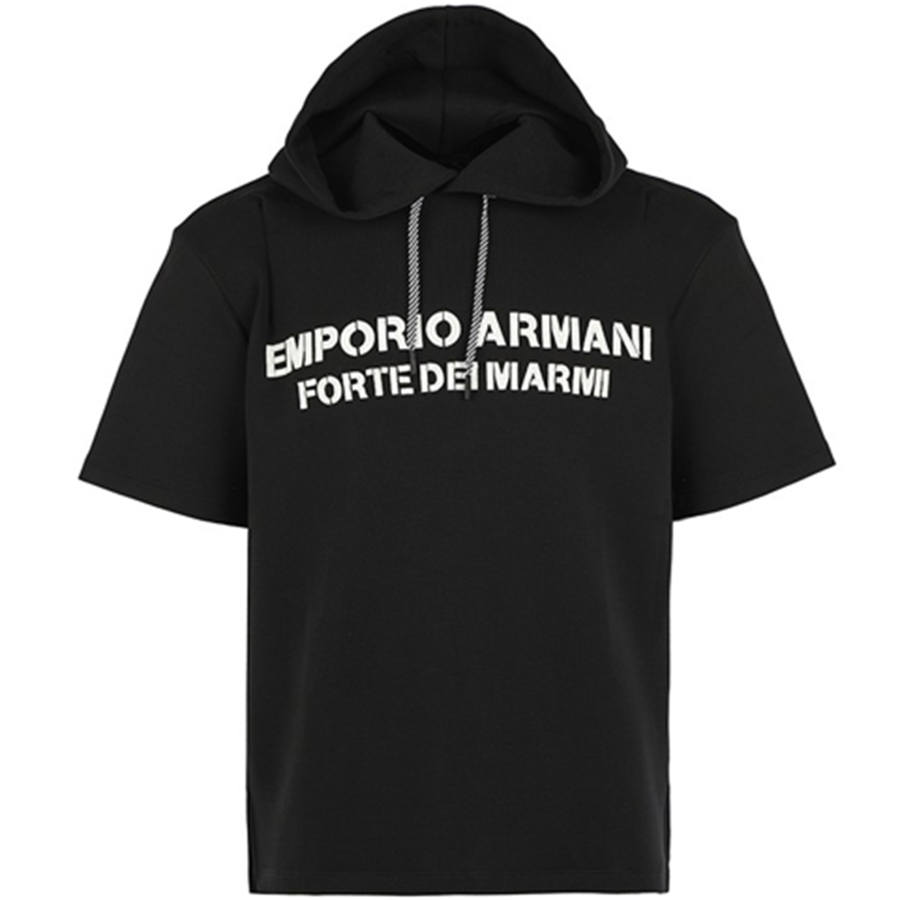 EMPORIO ARMANI Sweatshirts Men's Black Moderate