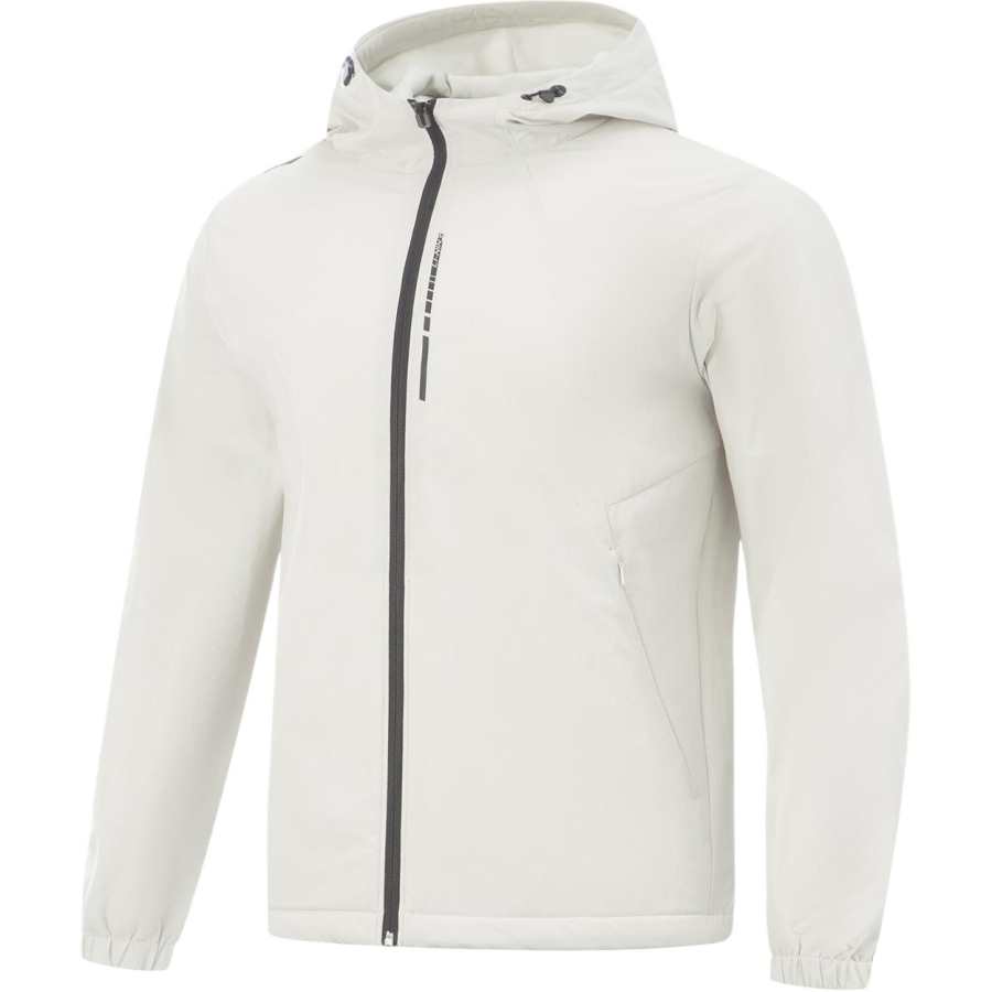 Li-Ning Li Ning Fitness Series Trench Coat Men's White Birch Gray