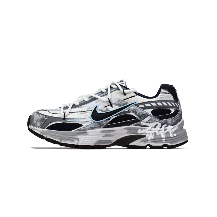 Nike Nike Initiator Cushioning Low top Casual City Commuting Running Shoes Men's Black White