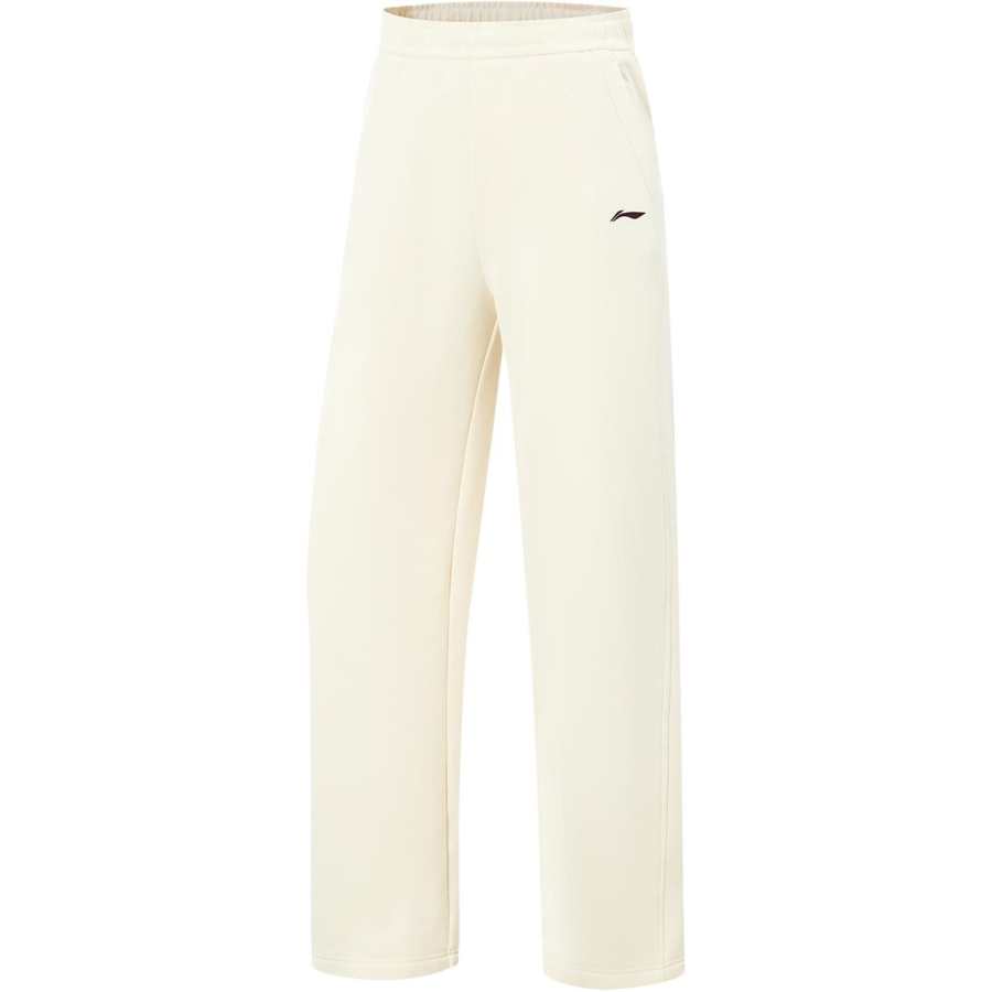 Li-Ning Li Ning Fitness Series Knitted Sweatpants Women's Eggnog Gray