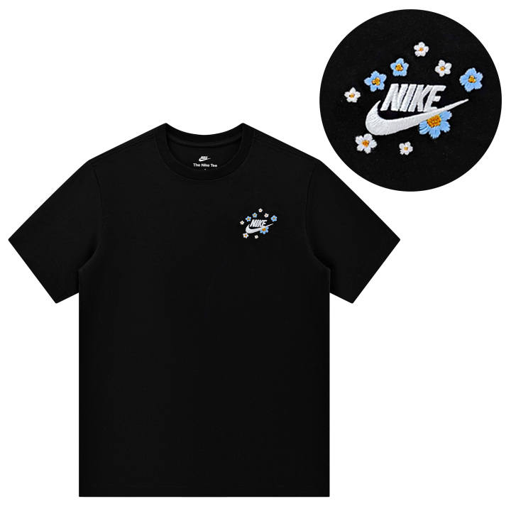 Nike Nike Sportswear T Shirts Unisex Black Crew Neck Moderate Straight Fit