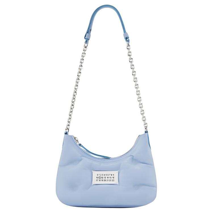 Maison Margiela Glam Slam Sheepskin Crossbody Bags Women's Sea Blue