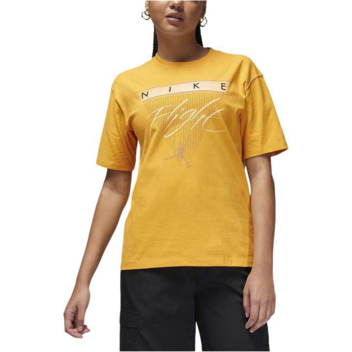 Jordan Jordan Drop Shoulder Sleeve T Shirt Women's Yellow