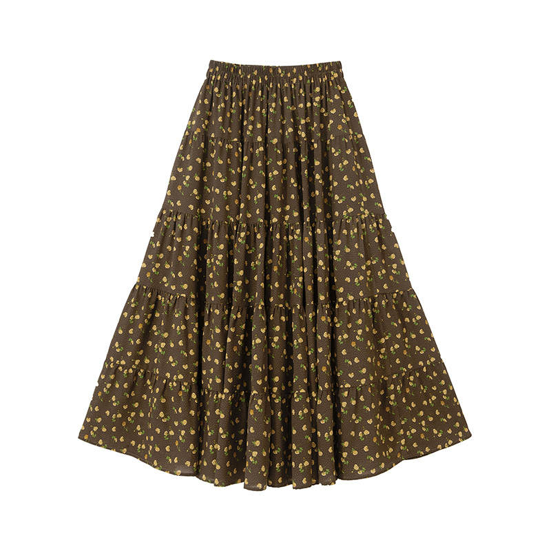 XIANGYING Casual Long Skirt Women's