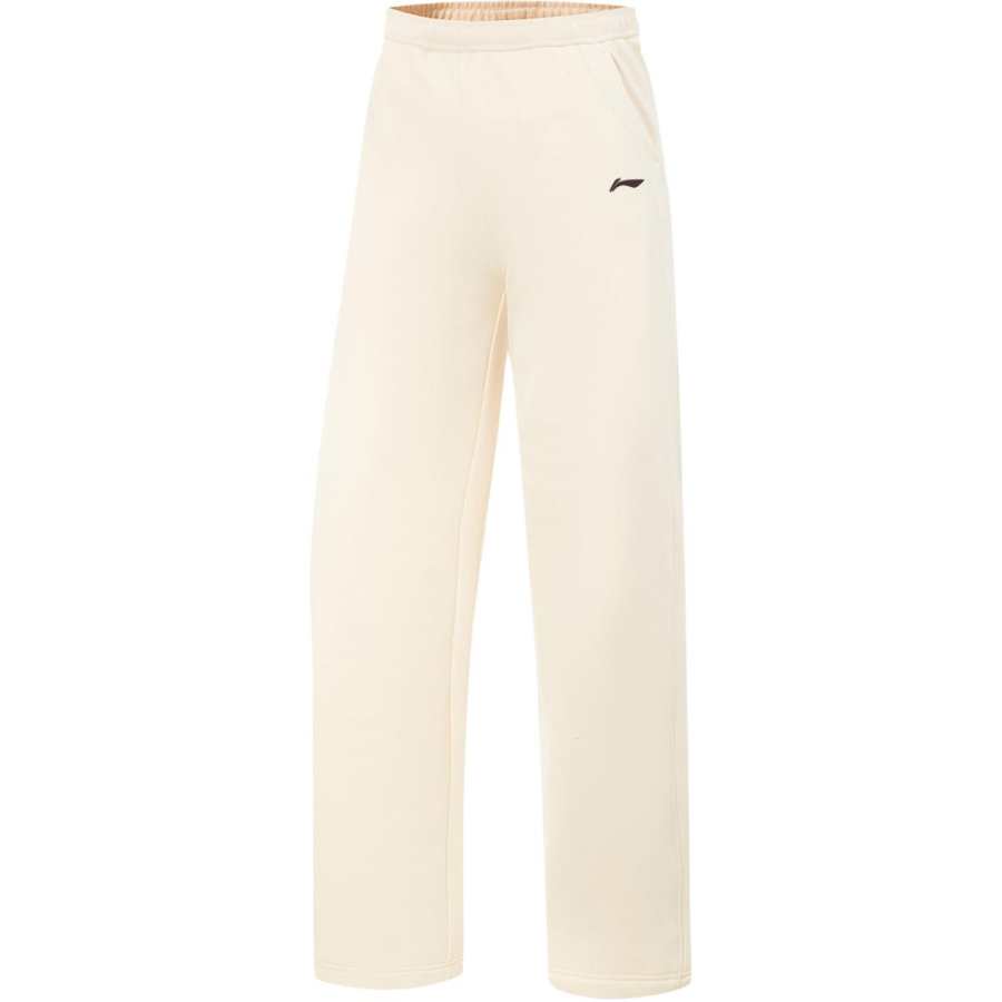 Li-Ning Li Ning Fitness Series Knitted Sweatpants Women's Eggnog Gray