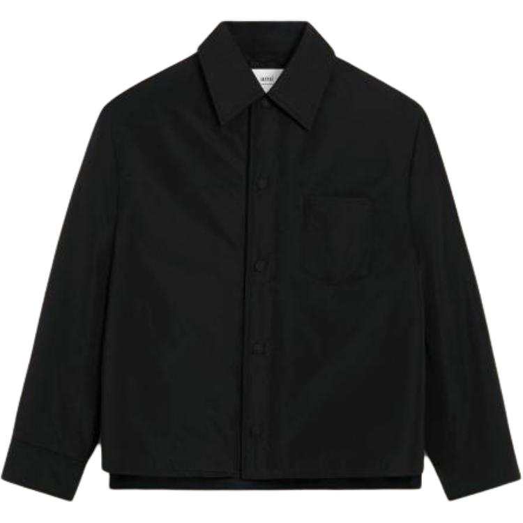 Amiparis Taffetas padded Ami De Coeur overshirt