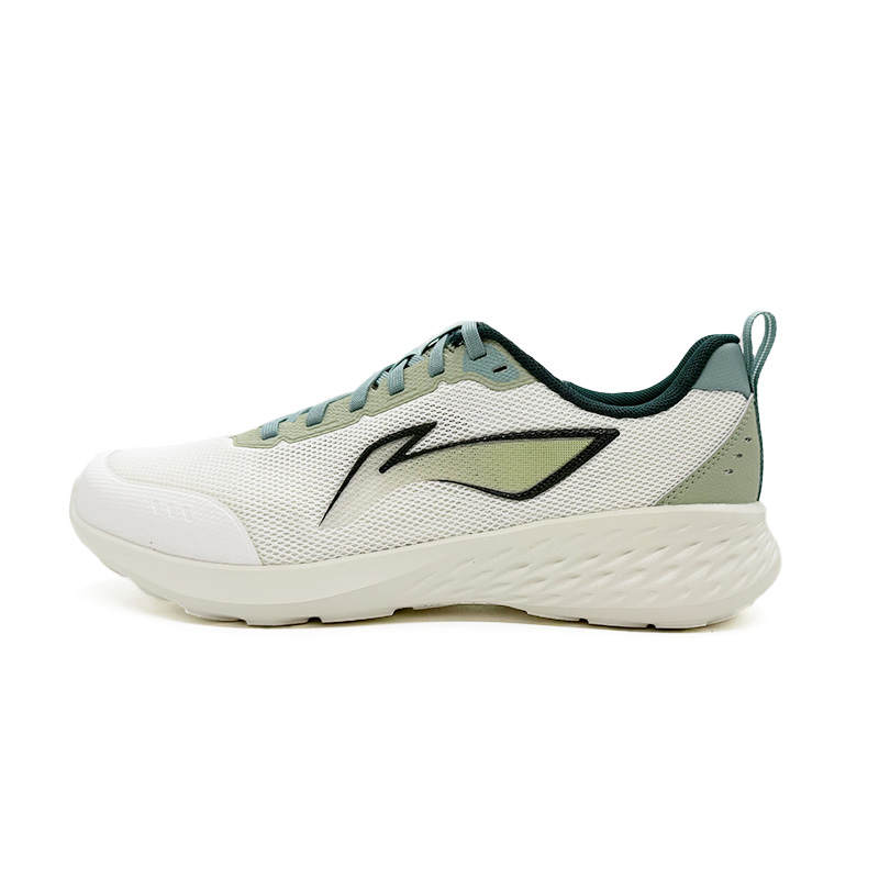Li-Ning Li Ning Breathable Lightweight Breathable And Lightweight Low top Casual Training Running Shoes Men's White Green