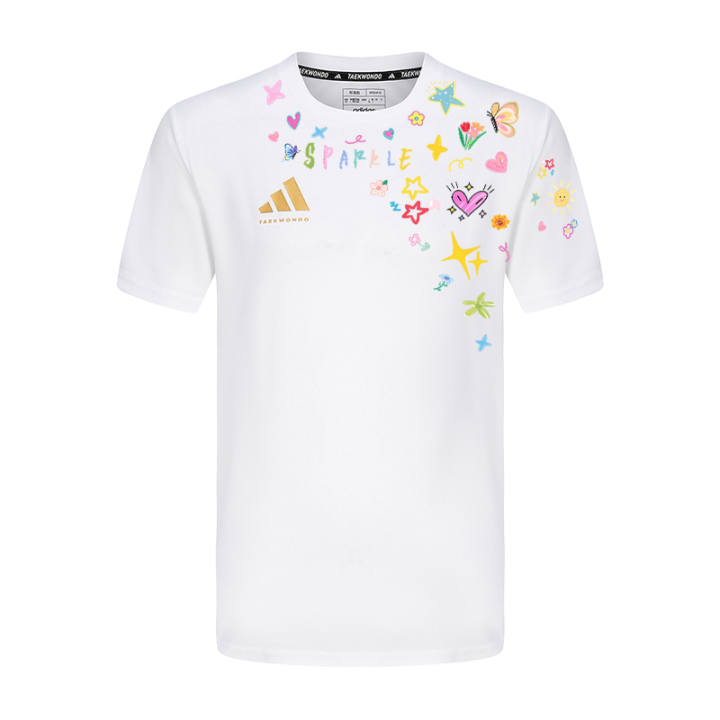 Adidas Adidas Athleisure Crew Neck T Shirt Cotton Short Sleeved Unisex