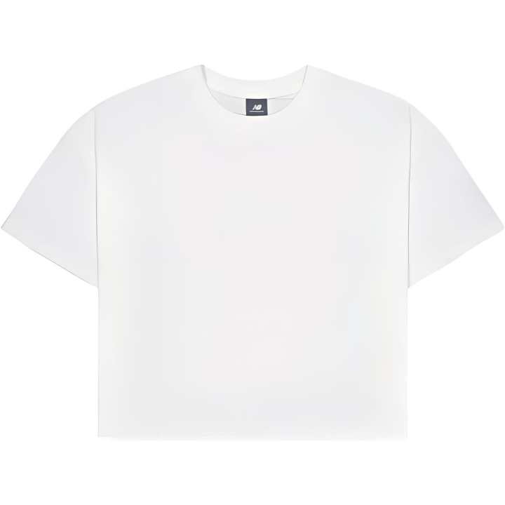 New Balance New Balance Drop Shoulder Sleeve T Shirt Women's White