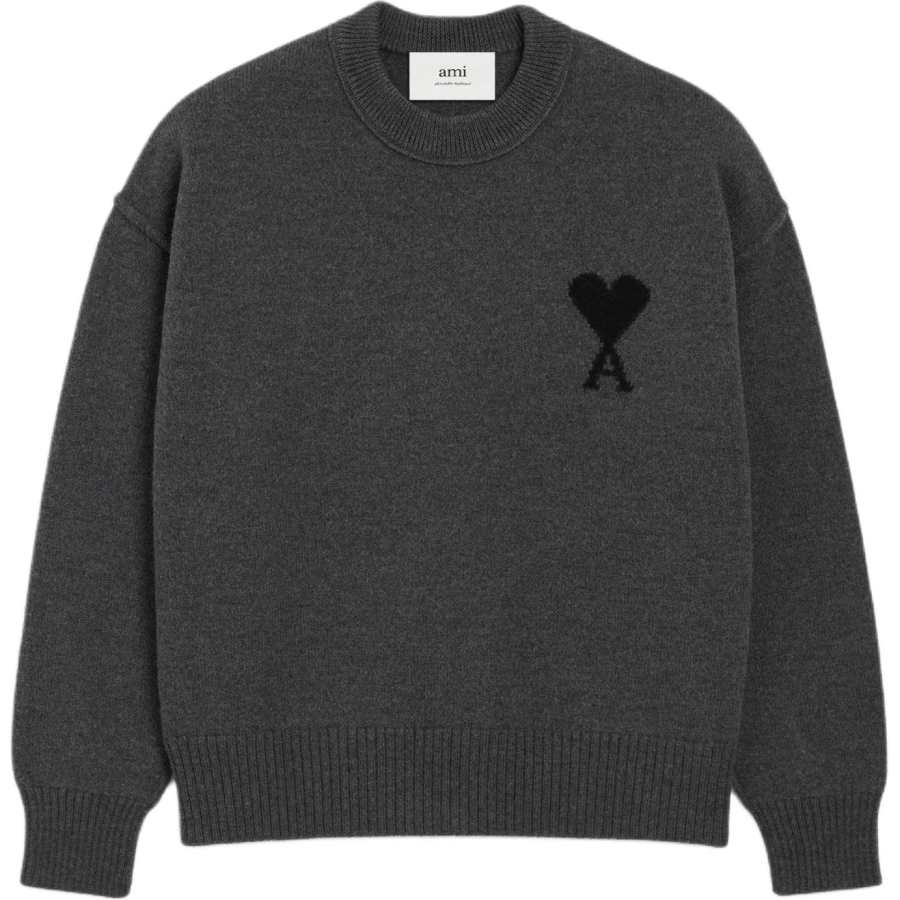 Amiparis Ami De Coeur crew-neck wool sweater