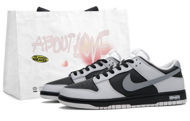 Nike Nike Dunk Gray Kangaroo Low top Skateboard Shoes Unisex Light Gray