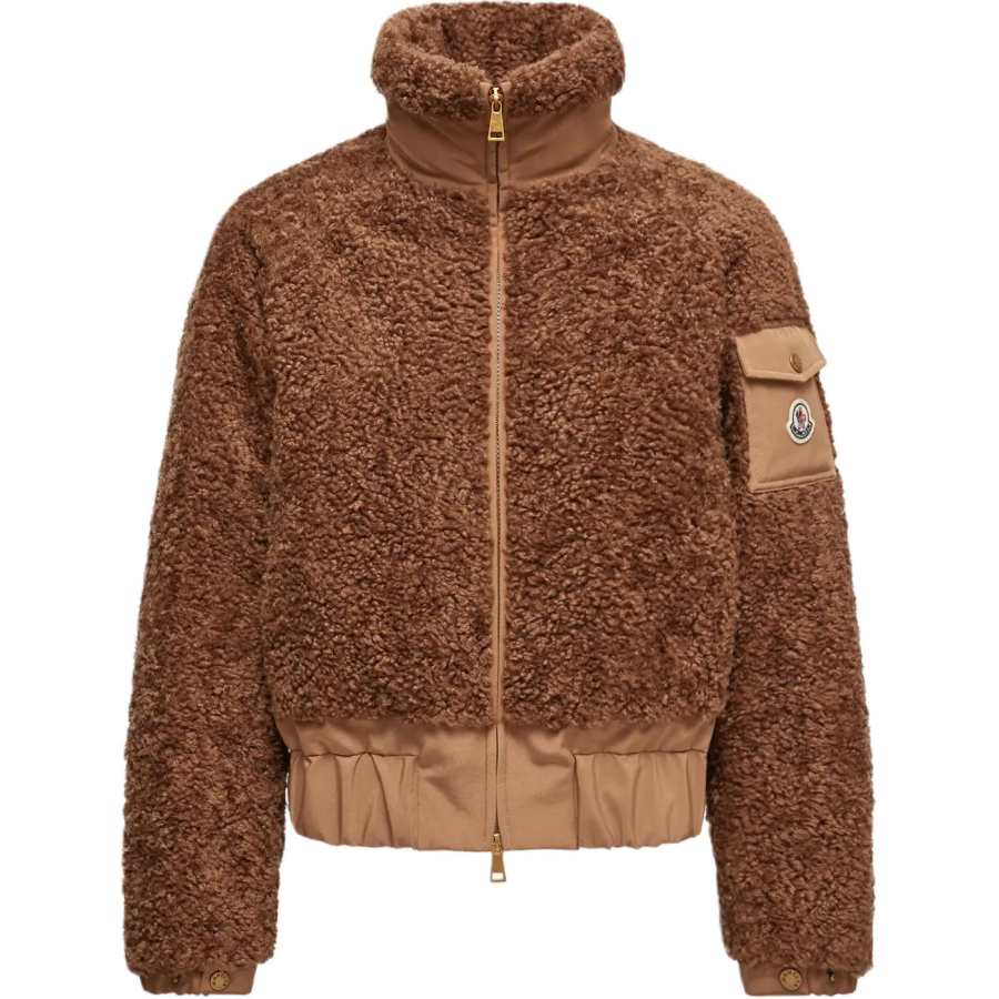 Moncler Moncler Coligny Teddy Zip Up Jacket