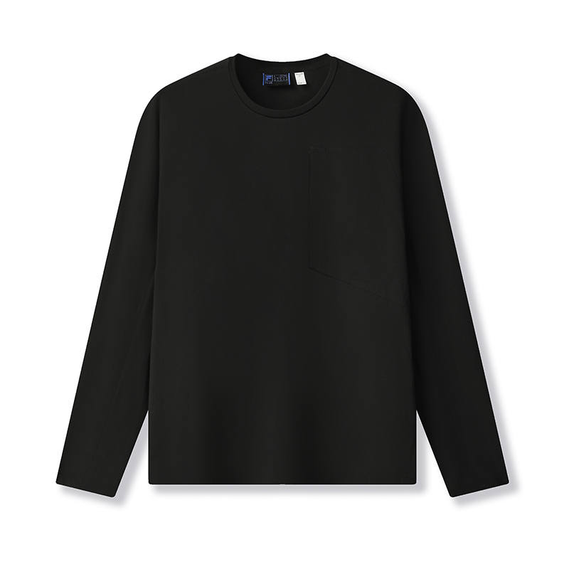 FILA T Shirts Men's Jet Black BK Crew Neck Moderate Straight Fit