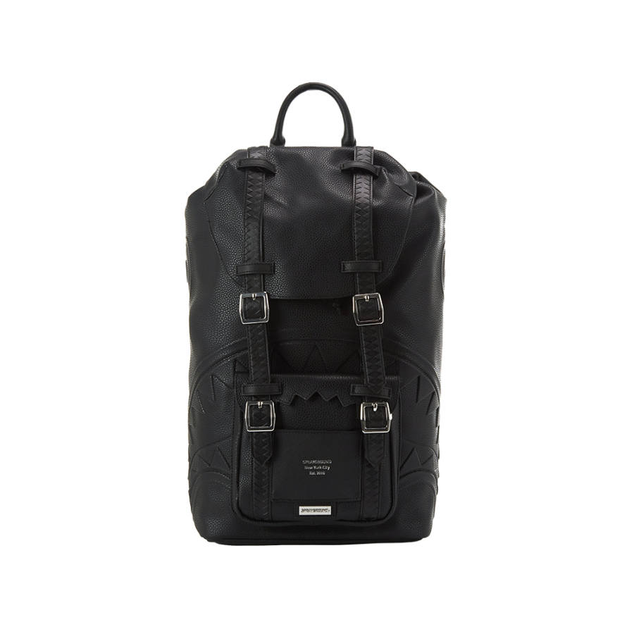 SPRAYGROUND SPRAYGROUND PVC Polyvinyl Chloride Backpack Unisex Black