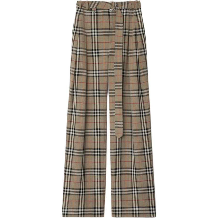 Burberry FW25 Casual Pants Women's Limestone