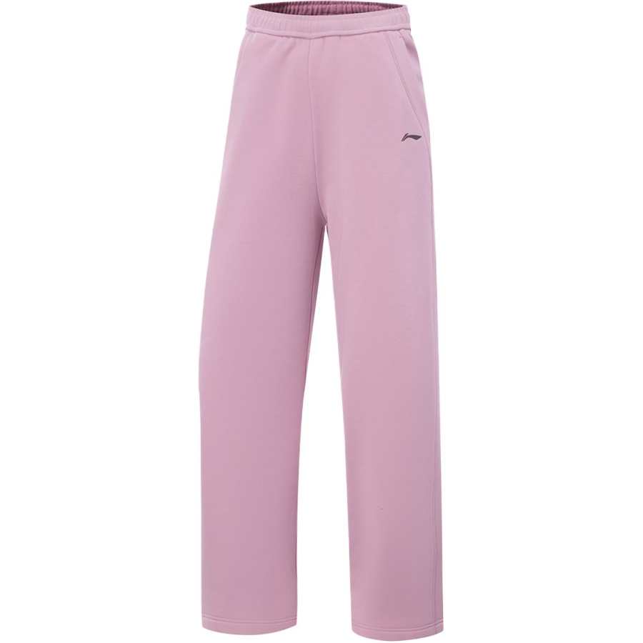 Li-Ning Li Ning Fitness Series Knitted Sweatpants Women's Huyu Purple