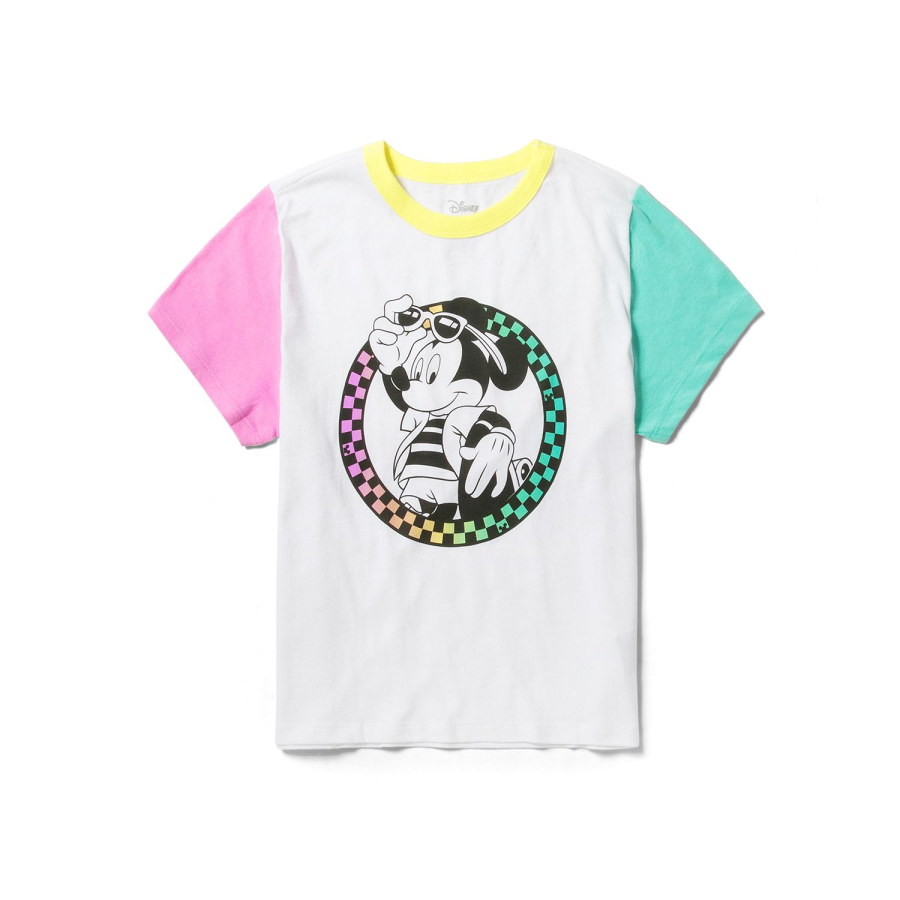 Vans X Disney T Shirts Women's White Crew Neck Moderate