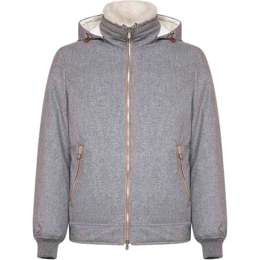 Brunello Cucinelli Brunello Cucinelli Zip Up Hooded Jacket