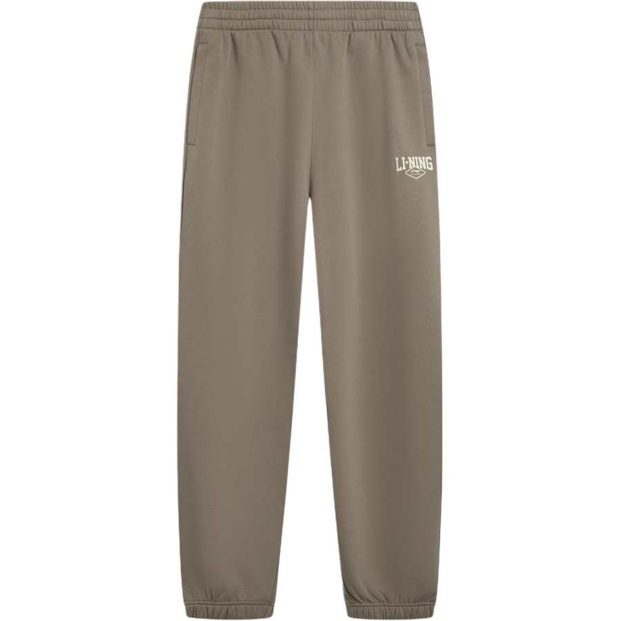 Li-Ning Li Ning Sports Life Collection Fleece Lined Comfortable Thickened Versatile Loose Fit Elastic Cuff Casual Pants Men's
