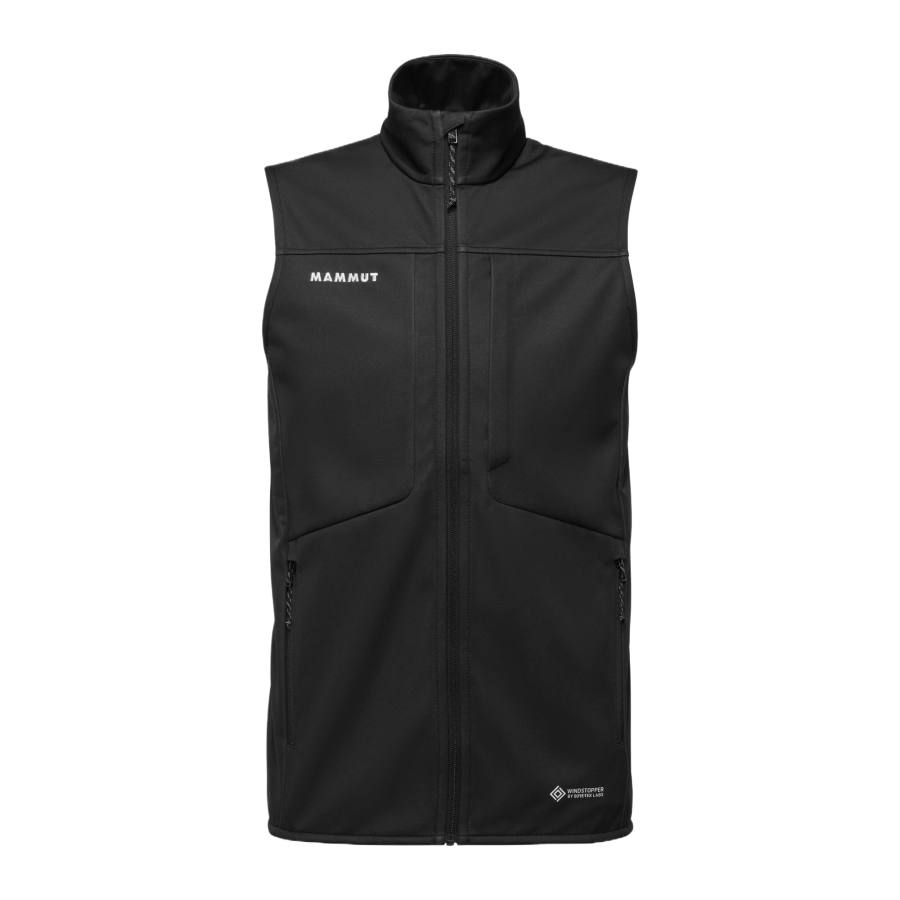 MAMMUT Ultimate Vests Men's Black Stand Collar Moderate Other