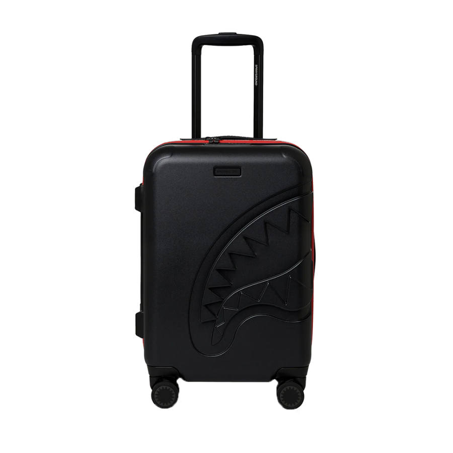 SPRAYGROUND Polycarbonate Travel Suitcase Luggage 23 Inch Unisex Black