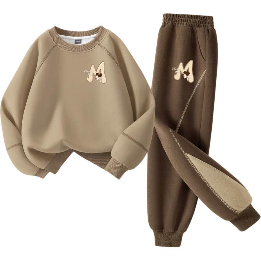 Disney Kids Casual Sportswear Crew Neck Moderate