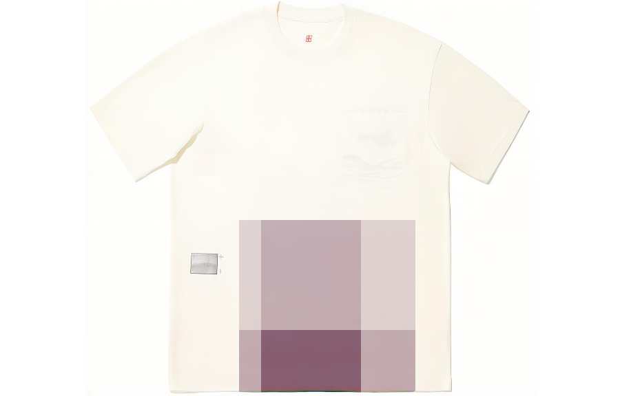 Li-Ning Li Ning T Shirts Unisex Ecru Crew Neck Moderate Straight Fit