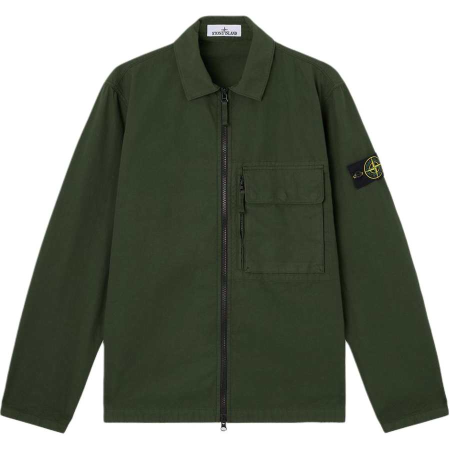 STONE ISLAND Compass Badge Zip Up Jacket