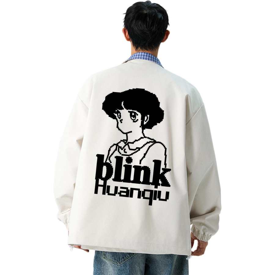HUANQIU Jackets Unisex Stand Collar Moderate