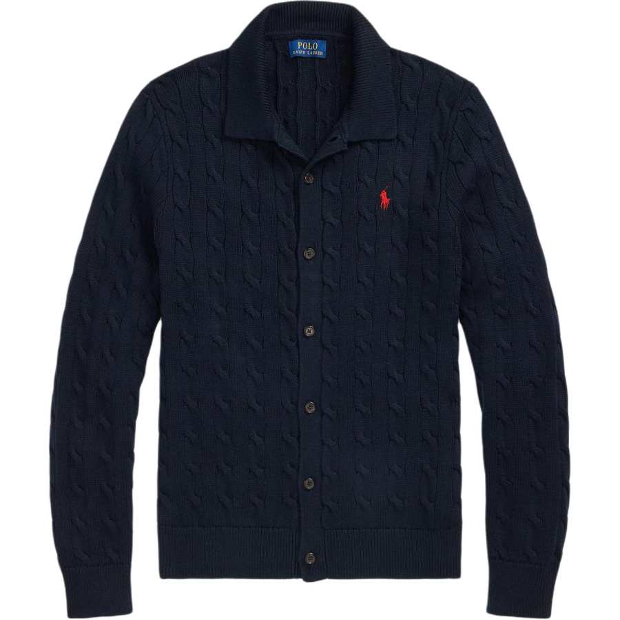 Polo Ralph Lauren cable-knit button-up cardigan