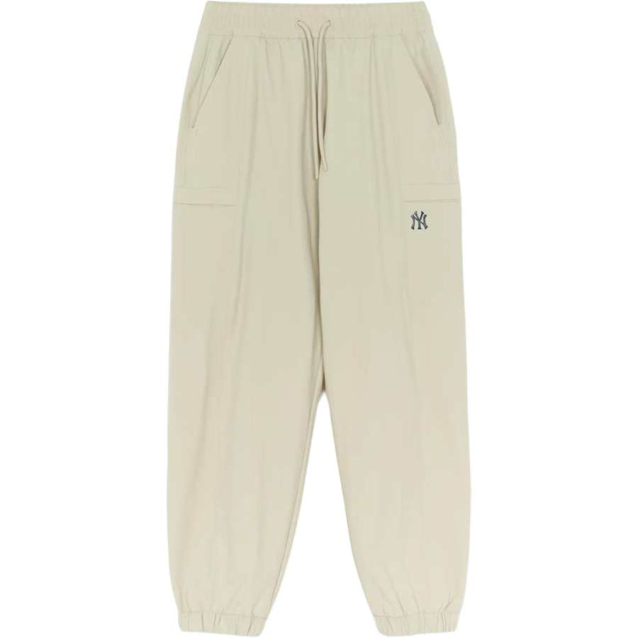 MLB MLB Knitted Sweatpants Women's Beige Moderate Cuffed Pants
