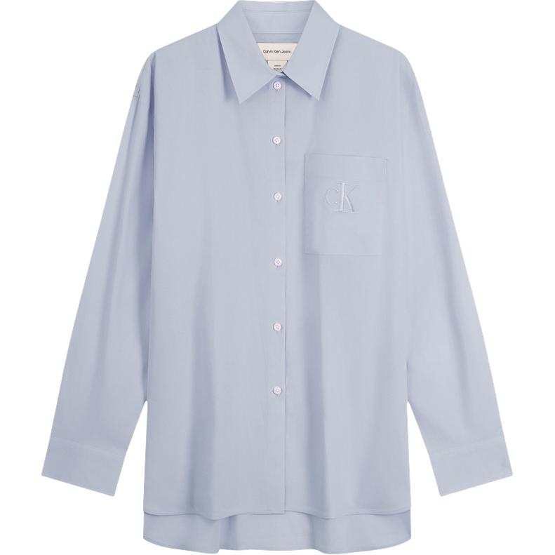Calvin Klein chest-pocket logo-detail shirt