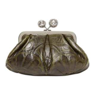 WEEKEND MaxMara Pasticcino Sheepskin Handbag Small Unisex Green