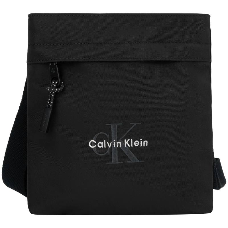 CALVIN KLEIN Fabric Shoulder Bag Men's Space Black