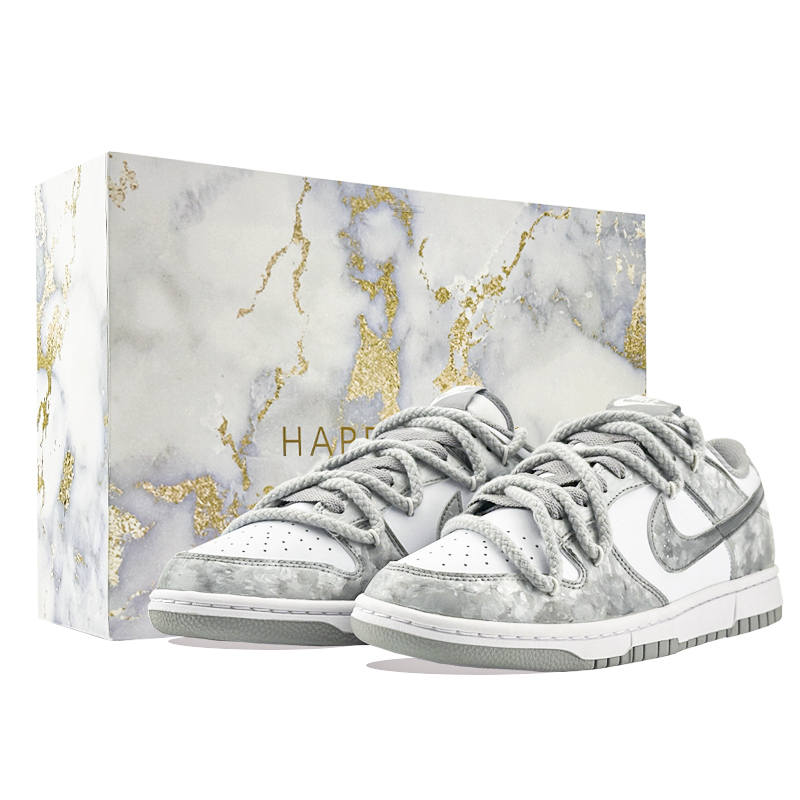 Nike Nike Dunk Eon Of Gray Cushioning Abrasion Resistant Cushioning, Wear Resistant Low top Skateboard Shoes Unisex