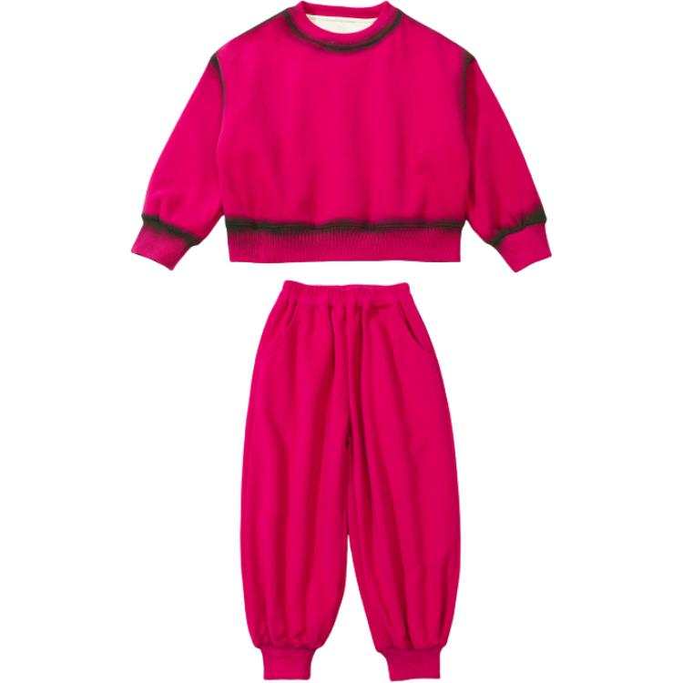 PROTECTCAMEL Kids Casual Sportswear Crew Neck Moderate Short
