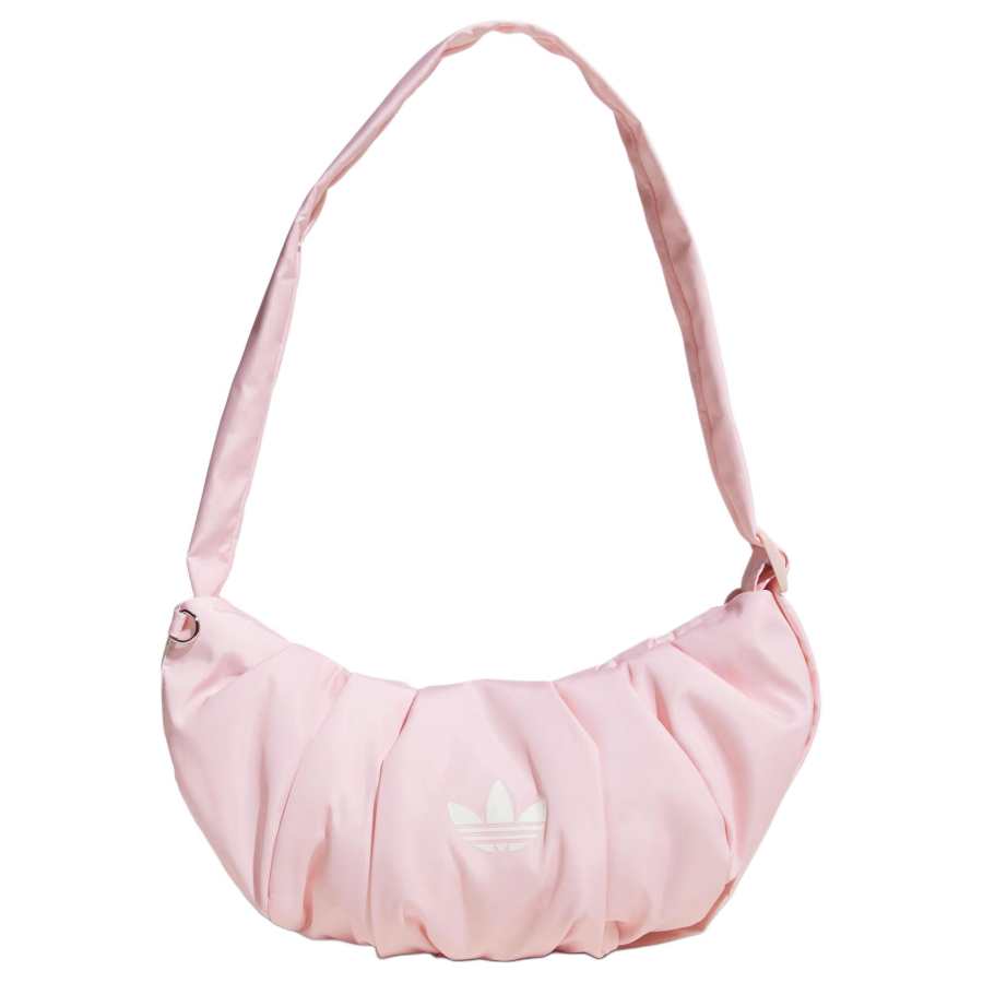Adidas Originals Trefoil Polyester Portable Crossbody Bag, Shoulder Bag Small Women's Light Pink