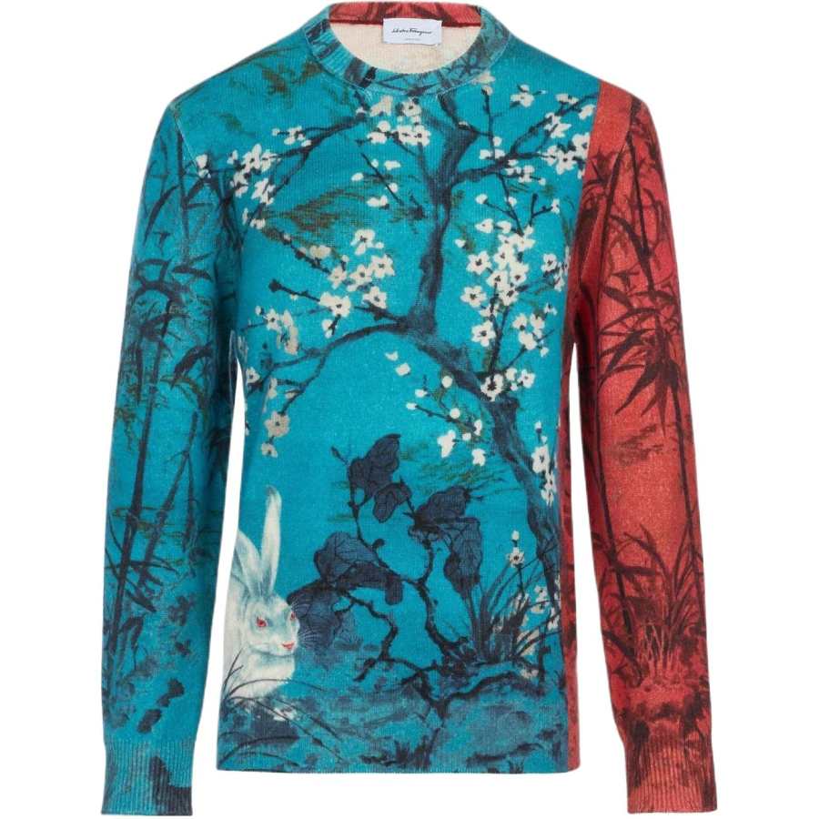 Ferragamo FERRAGAMO SS23 Sweater Men's Multicolor