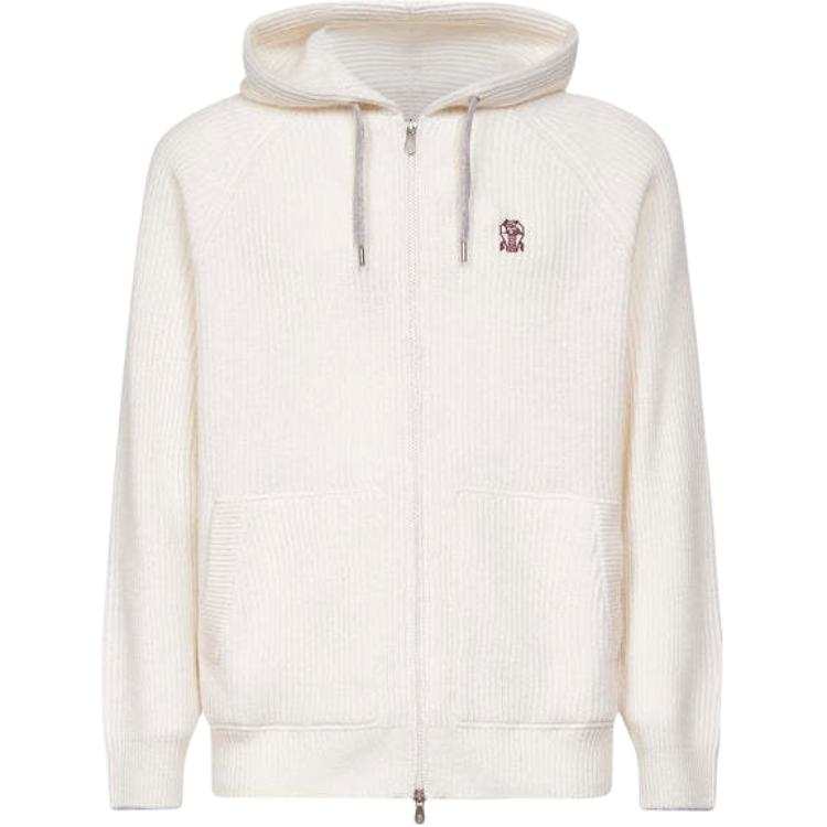 Brunello Cucinelli Zip Up Hooded Cardigan