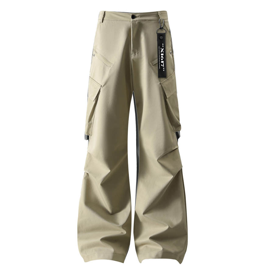 X1617 Casual Pants Unisex Thin Wide Leg Pants