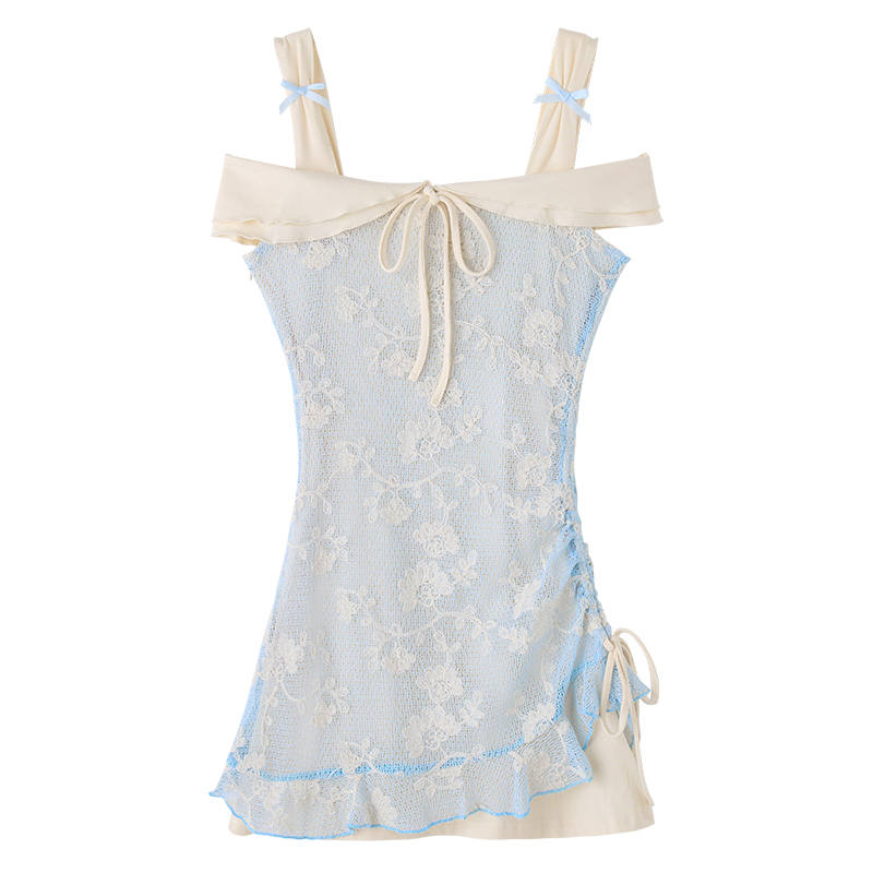 Fabric Pig Short Sleeved Dress Women's
