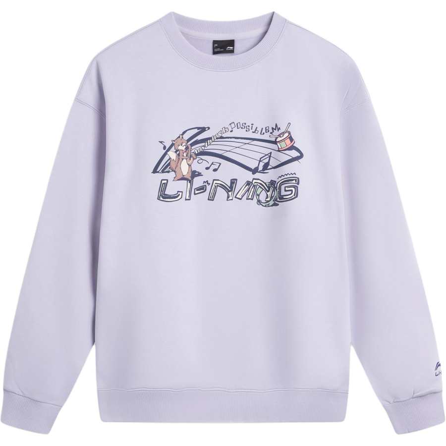 Li-Ning Li Ning Sports Life Collection Sweatshirt Women's Sea Salt Purple