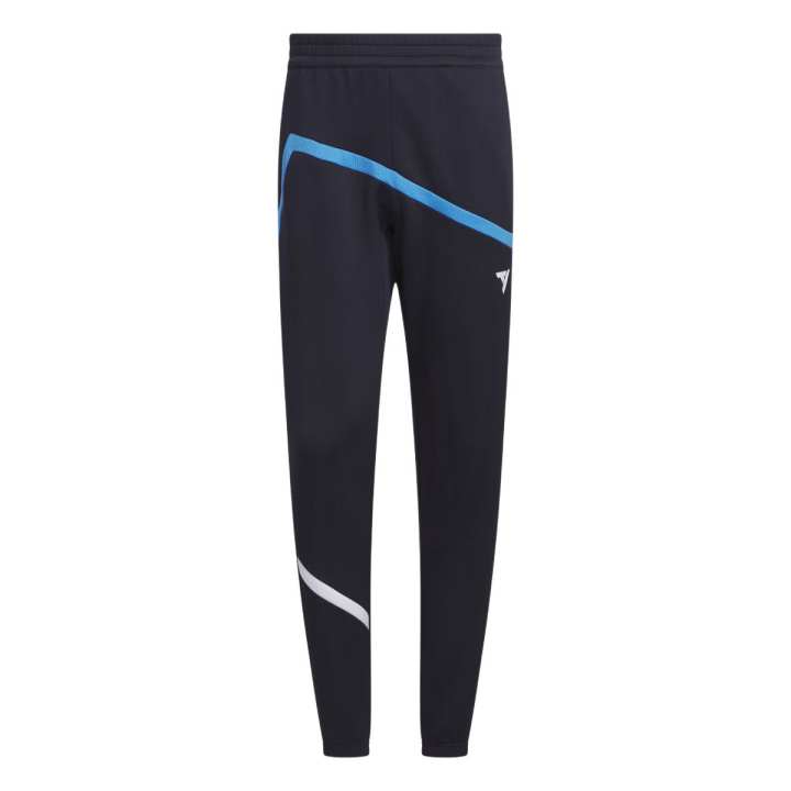 Adidas Adidas Knitted Sweatpants Men's Blue Moderate Straight Fit Pants