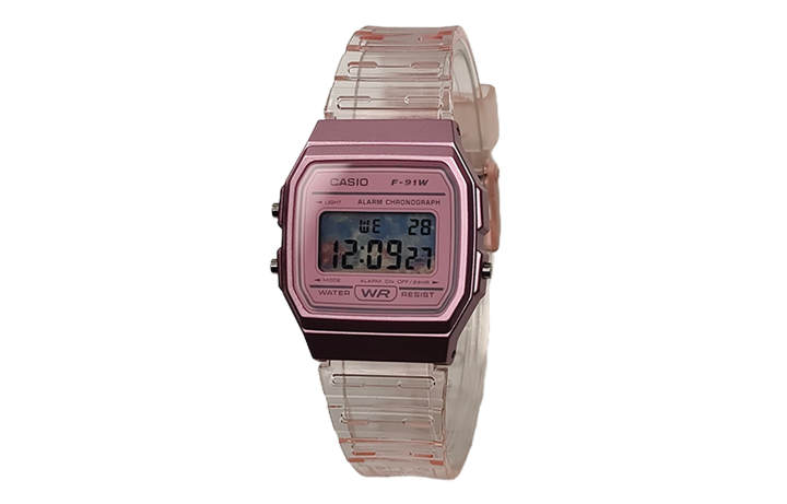 CASIO CASIO Custom Collection Quartz Movement Resin Strap Watch Unisex Blue Dial