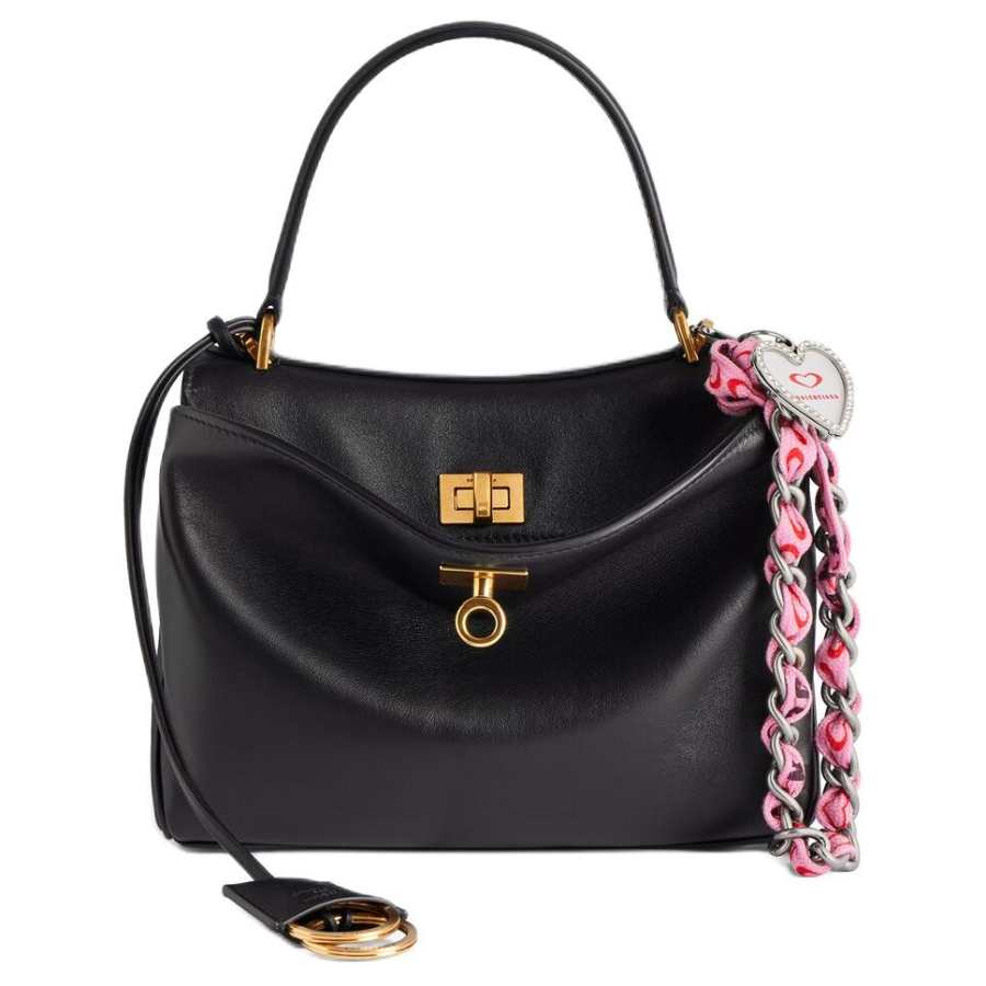 Balenciaga Balenciaga Rodeo Cow Leather Handbag Mini Women's Black