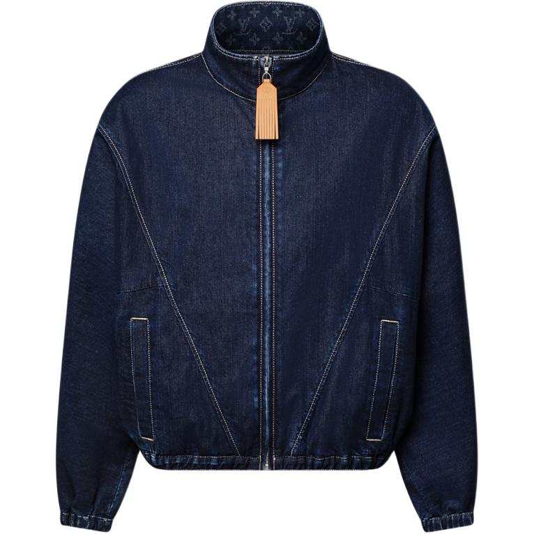 LOUIS VUITTON Louis Vuitton Denim Zip-Up Jacket