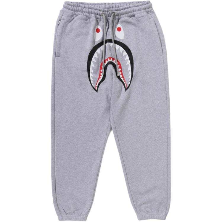 A BATHING APE A Bathing Ape shark-head drawstring track pants