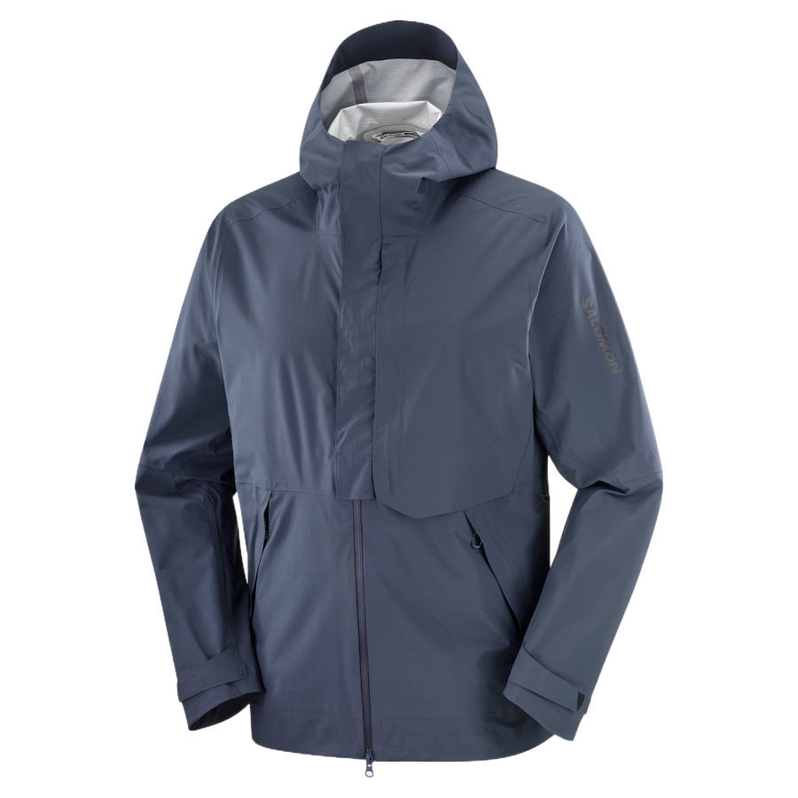 SALOMON OUTERPATH Jackets Men's Blue Hooded Non Detachable Moderate Other